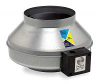4YM45 Inline Centrifugal Duct Fan, 8-1/4 In. L