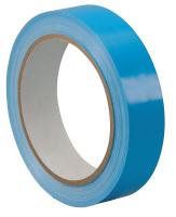 15D732 Bag Tape, UPVC, Light Blue, 3/8 In x 72 Yd