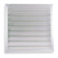 3HHT1 Supply Shutter, 30 In, SGL Pannel, Alum