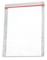 4YNR5 Shop Ticket Holder, Zippered, PK15