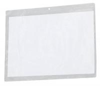 4YNT9 Shop Ticket Holder, 12x9, Clear, PK50