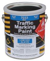 4YNY6 Traffic Marking Paint, Blue, 1 gal