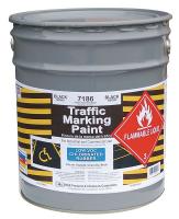 4YNY9 Traffic Marking Paint, Black, 5 gal.