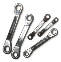 4YR20 Ratcheting Wrench Set, SAE, 5 PC