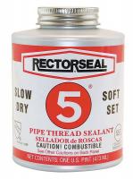 4YRW1 Pipe Sealant, Multi-Purpose, 16 oz Can, Ylw