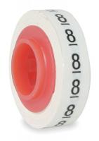 4YT61 Wire Marker Tape, #8