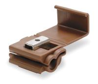 4YT74 Connector, Brown, 2 Ports, 18-10AWG, PK 100