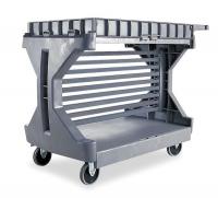5YM97 Bin Rail Accessory Kit, Gray, Steel