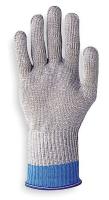 4YV25 Cut Resistant Glove, Silver, Reversible, M