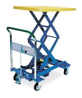 4YZ95 Scissor Lift Cart, 770 lb., Steel, Fixed
