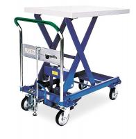 4YZ96 Scissor Lift Cart, 1100 lb., Steel, Fixed