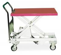 4ZC01 Scissor Lift Cart, 330 lb., Steel, Fixed