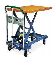 4ZC04 Scissor Lift Cart, 330 lb., Steel, Fixed