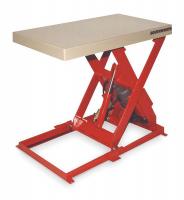 4ZC07 Scissor Lift Table, 1500 lb., 115V, 1 Phase