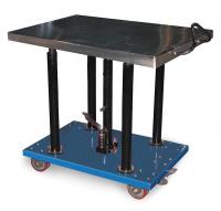2PLH3 Scissor Lift Cart, 4000 lb., Steel, Fixed