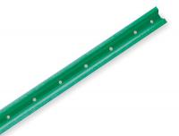4ZH34 Sign Post, 8 ft. L, Composite, Green