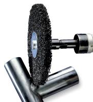 4ZP95 Arbor Mount Sanding Disc, 8x1/2in, XCrs, SC