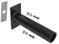 4ZWY4 Adapter, For Square Pole, Black