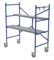4ZY17 Portable Scaffold, 4 ft. H, Steel