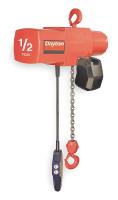 4ZY59 Electric Chain Hoist, 1000 lb., 20 ft.
