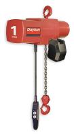 4ZY61 Electric Chain Hoist, 2000 lb., 15 ft.