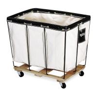 4W284 Basket Truck, 20 Bu. Cap., White, 48 In. L