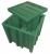40H667 - Bulk Container, 45x45x44, PE, OD Green Подробнее...