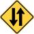 40R450 - Traffic Sign, 18 x 18In, Black/Yellow Подробнее...
