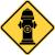40R478 - Traffic Sign, 18 x 18In, Black/Yellow Подробнее...
