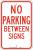 41F841 - No Parking Sign, 18 x 12In, Red/White Подробнее...