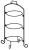 45U776 - Round Plate Stand, Black, Iron, 3 Tier, 9 In Подробнее...