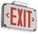 46C213 - Exit Sign, Red, 2Side, W Battery Подробнее...