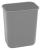 46U223 - Wastebasket, Desk Side, Gray, 28 qt. Подробнее...