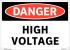 48W930 - Danger Sign, 10 x 14In, Blk/Red/Wht, PK 5 Подробнее...