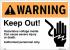 48W941 - Warning Sign, 10 x 14In, Orange/Blk/White Подробнее...