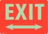 48X036 - Exit Sign, 14 x 10In, White/Red Подробнее...