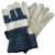 3AT60 - Leather Gloves, Safety Cuff, Blue/Tan, L, PR Подробнее...