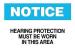 4FP79 - Notice Sign, 7 x 10In, BL and BK/WHT, ENG Подробнее...