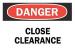 4FR19 - Danger Sign, 10 x 14In, R and BK/WHT, ENG Подробнее...