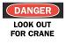 4FT70 - Danger Sign, 10 x 14In, R and BK/WHT, ENG Подробнее...