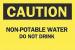 4FT98 - Caution Sign, 10 x 14In, BK/YEL, ENG, Text Подробнее...