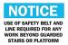 4FV82 - Notice Sign, 10 x 14In, BL and BK/WHT, ENG Подробнее...