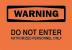 4FV95 - Warning Sign, 10 x 14In, BK/ORN, ENG, Text Подробнее...