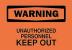 4FW24 - Warning Sign, 10 x 14In, BK/ORN, ENG, Text Подробнее...