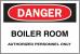 4FX34 - Danger Sign, 10 x 14In, R and BK/WHT, ENG Подробнее...