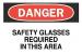 4GG03 - Danger Sign, 10 x 14In, R and BK/WHT, ENG Подробнее...