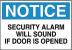 4GG09 - Notice Security Sign, 10 x 14In, ENG, Text Подробнее...