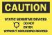 4GG18 - Caution Sign, 10 x 14In, BK/YEL, ENG, SURF Подробнее...