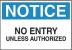 4GG93 - Notice Sign, 10 x 14In, BL and BK/WHT, ENG Подробнее...