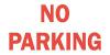 4GH41 - Parking Sign, 7 x 10In, R/WHT, No PRKG, Text Подробнее...